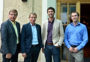 Dr. Alois Schellhorn, WK-Tirol; Alexander Gottardi; MMag. Gabriel Klammer, WK-Tirol und Mag. Stefan Scholze, WK-Tirol