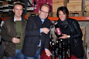 Josef Seebacher (beide Hotel der Bär)_Robert Lechner und Laura Ciacci (Tenuta di Collosorbo)