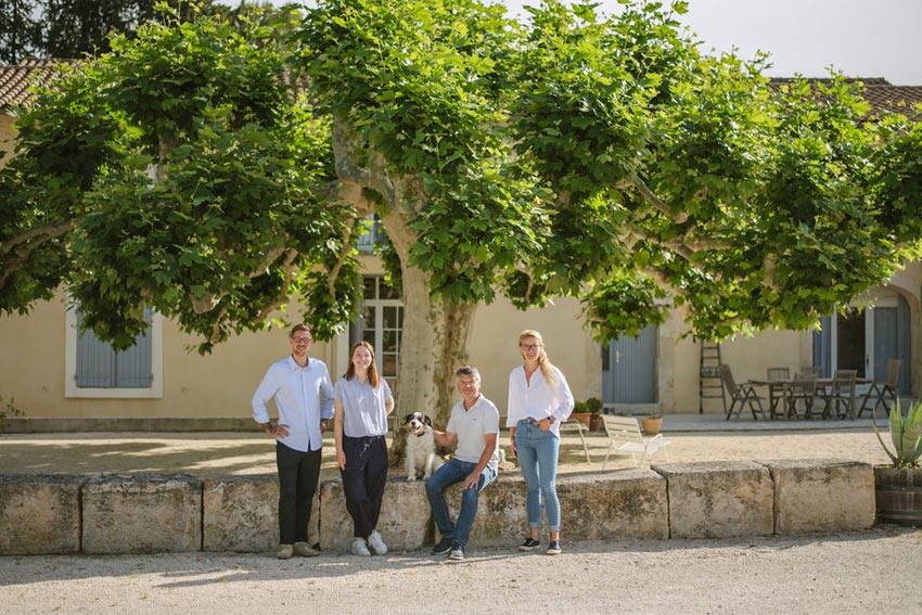 Bruno und Morgan Le Breton mit Pierre Grosser und Elisabeth Gottardi